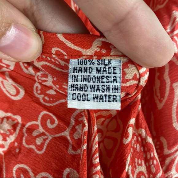 Amaran Silk Dress or Beach Coverup - Picture 5 of 7